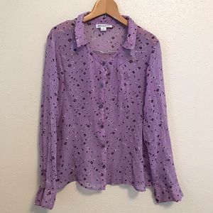 Pendleton women’s sheer blouse.